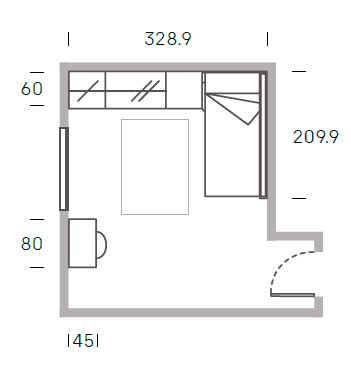 Medidas dormitorio Stay Young 2